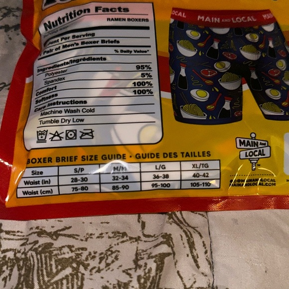 🍜🧡 Ramen Instant Boxers - Picture 3 of 6